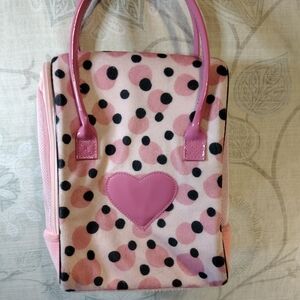 Pink Polka Dot Pet Carrier Bag